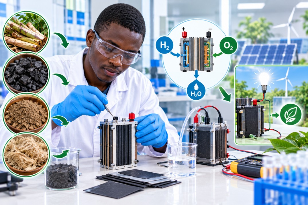 Fabrication of a Hydrogen Fuel Cell using locally sourced materials for Green Energy Production in Uganda