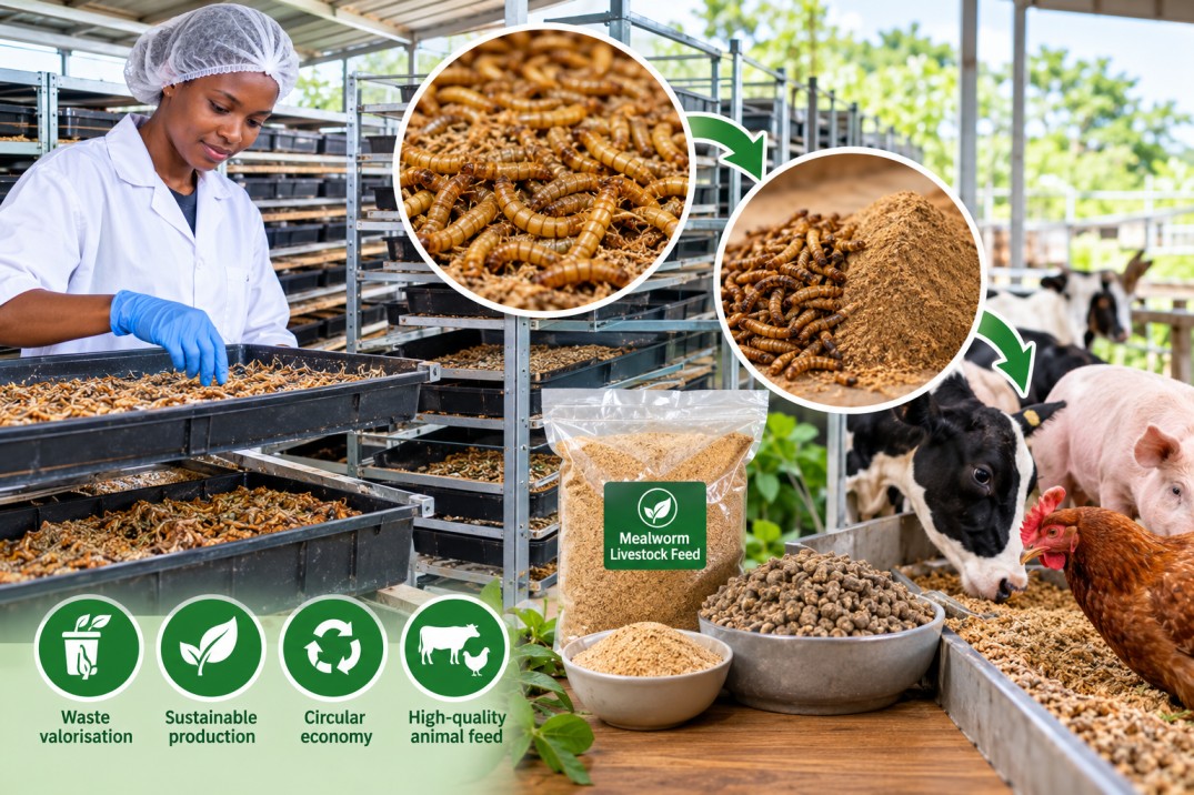 Scaling Sustainable Mealworm Farming for Livestock Feed in Teso Sub‑Region, Eastern Uganda