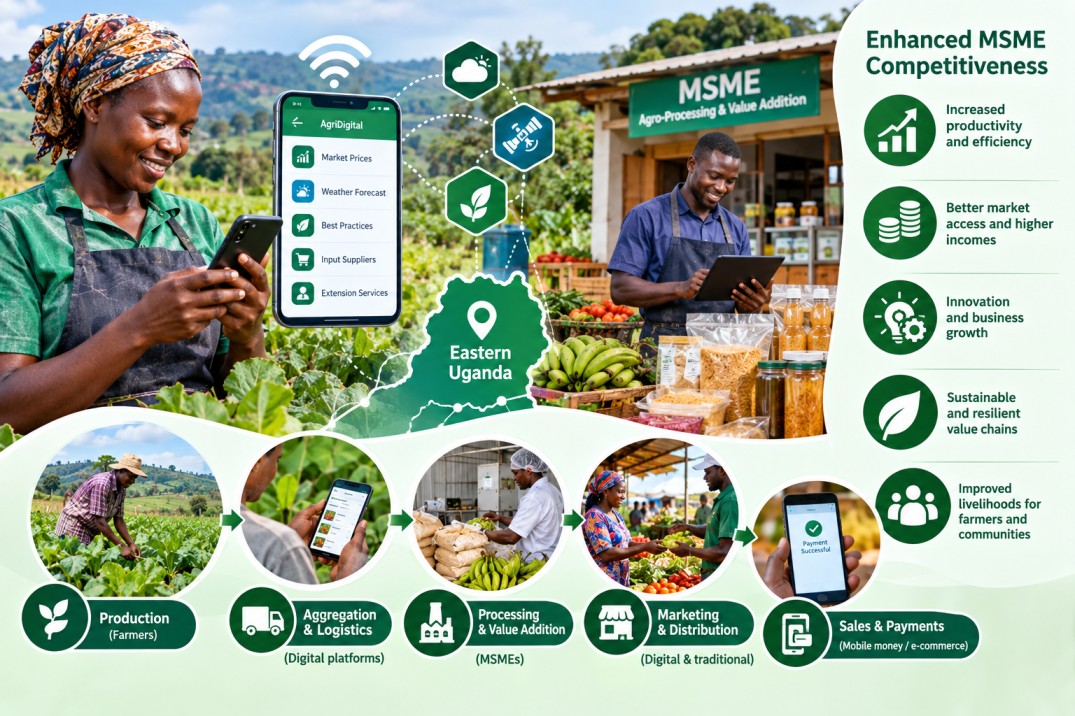 Strategic Digital Transformation for Enhancing MSME Competitiveness in Agriculture Value Chain: Evidence from Eastern Uganda
