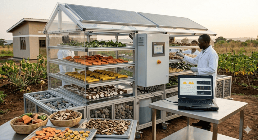 Uganda food and crops drying characterisation for automation of a Day-Night solar dryer Add to Default shortcuts