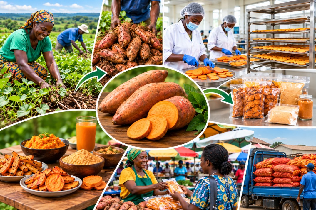Strengthening the Orange Fleshed Sweet Potato value chain in Uganda 